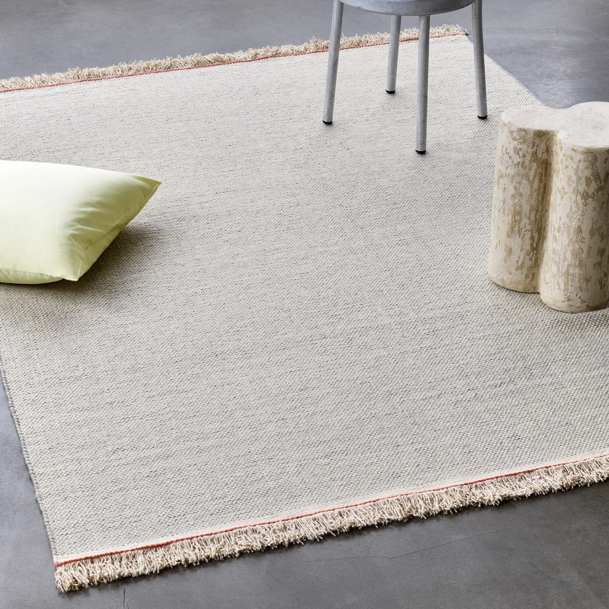 Kvadrat - Duotone Teppich 721, 200 x 300 cm, hellgrau