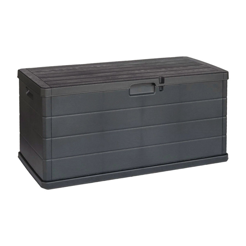 Coffre de jardin Alpha gris 118 x 59 x 57 cm