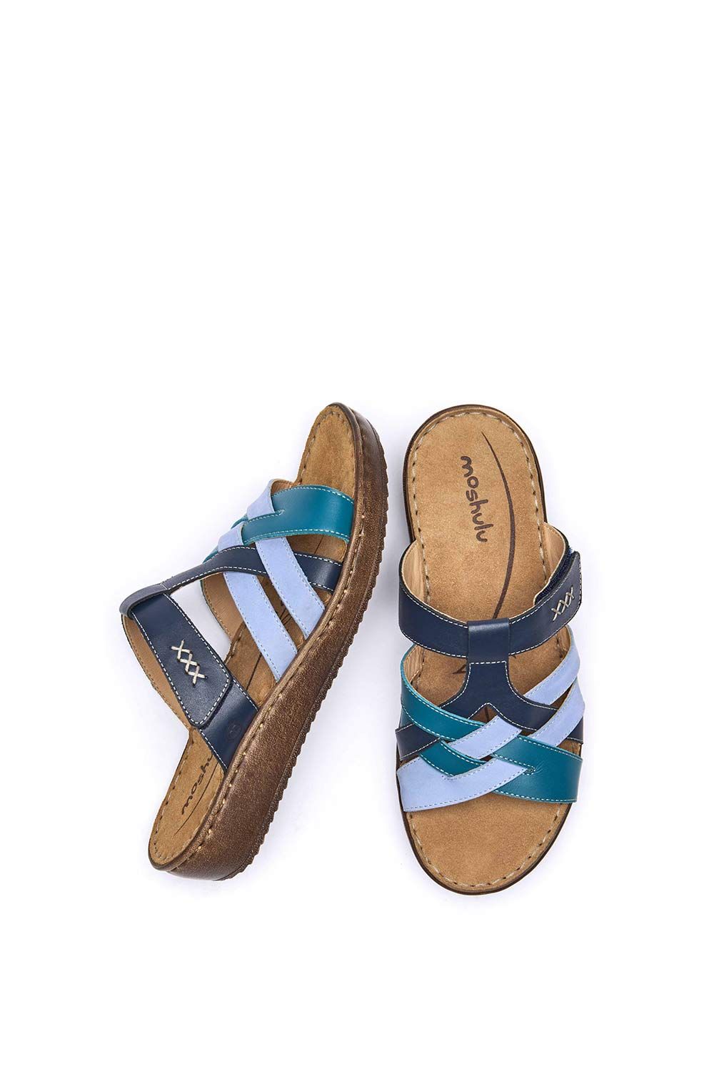 Moshulu Zahara' Multi-coloured slip on sandals