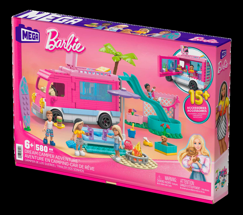 Mega Construx Barbie Dream Camper Adventure Playset