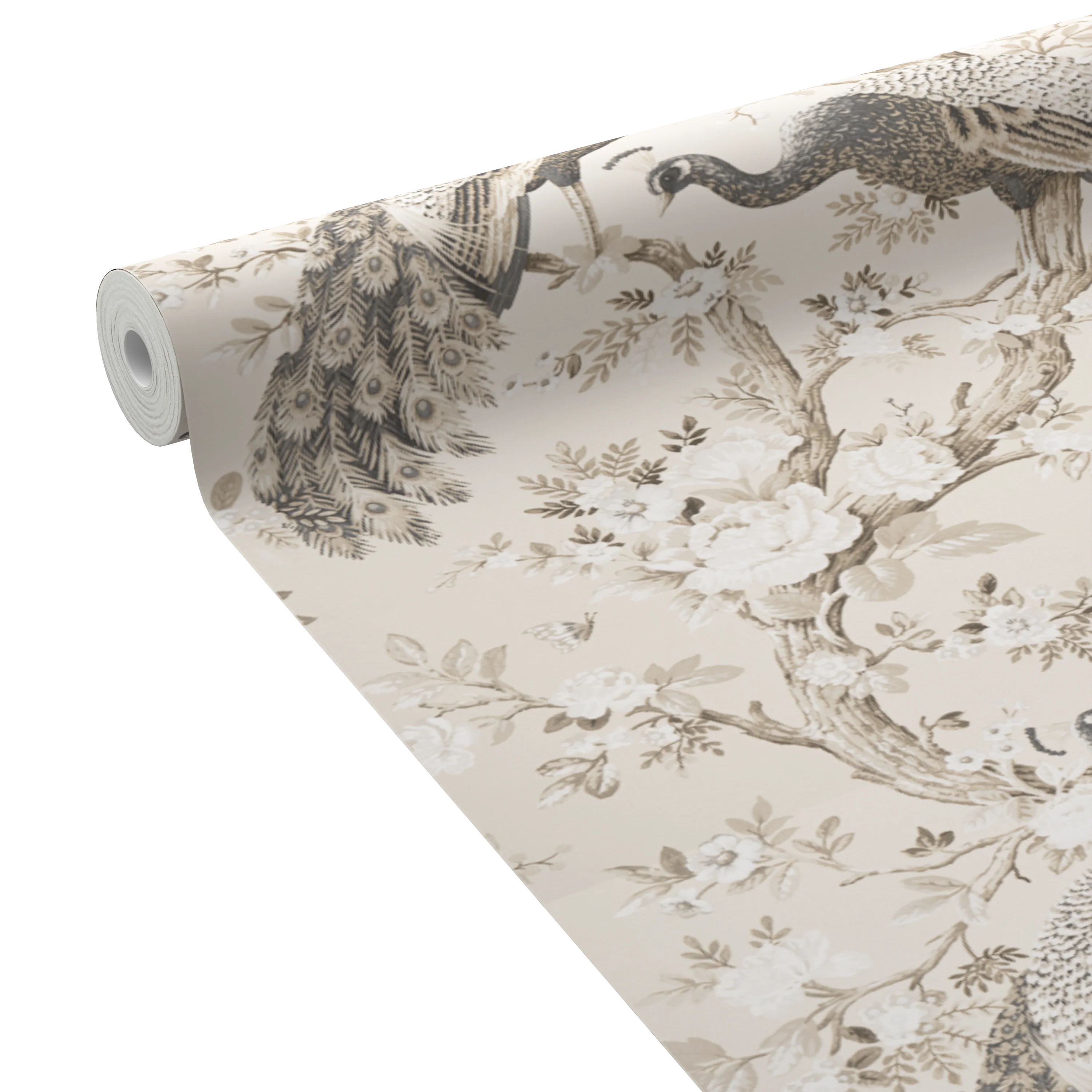 LAURA ASHLEY Papier peint intissé BELVEDERE coloris lin