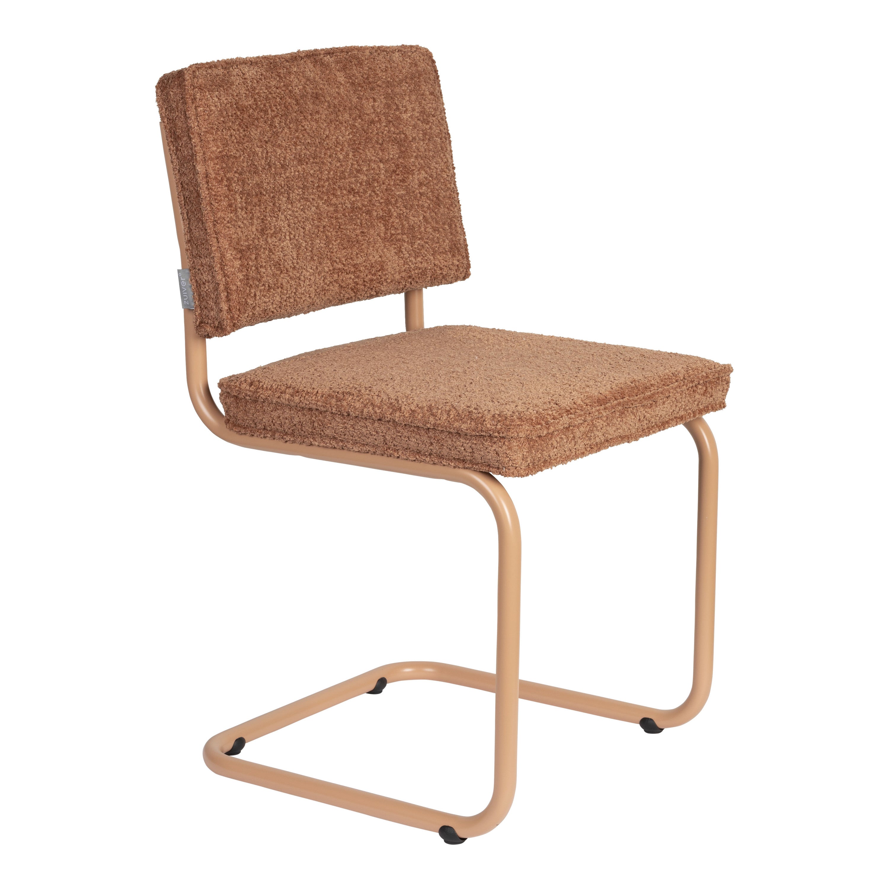 Zuiver Ridge Eetkamerstoel - Bouclé - Terra