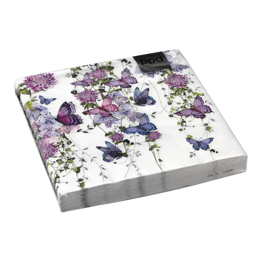 Papierserviette Butterfly Splash