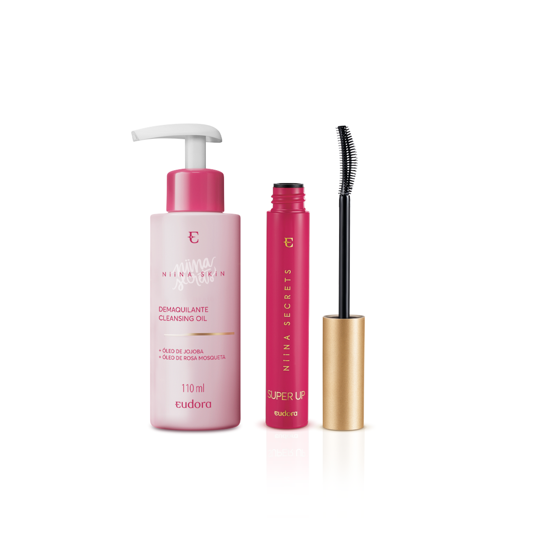 Combo Niina Secrets: Demaquilante 100ml   Máscara Para Cílios 8g