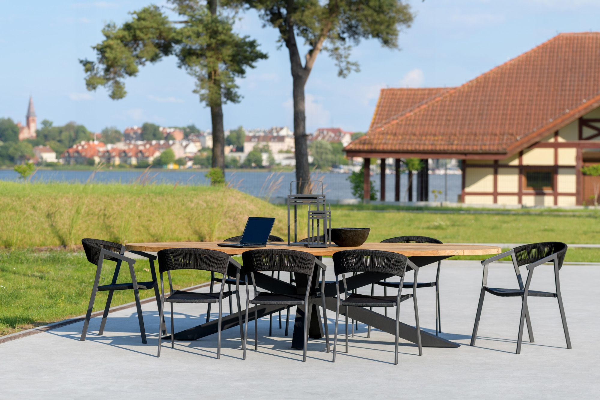 Lampa solarna L Iluma 25x25x40 cm
