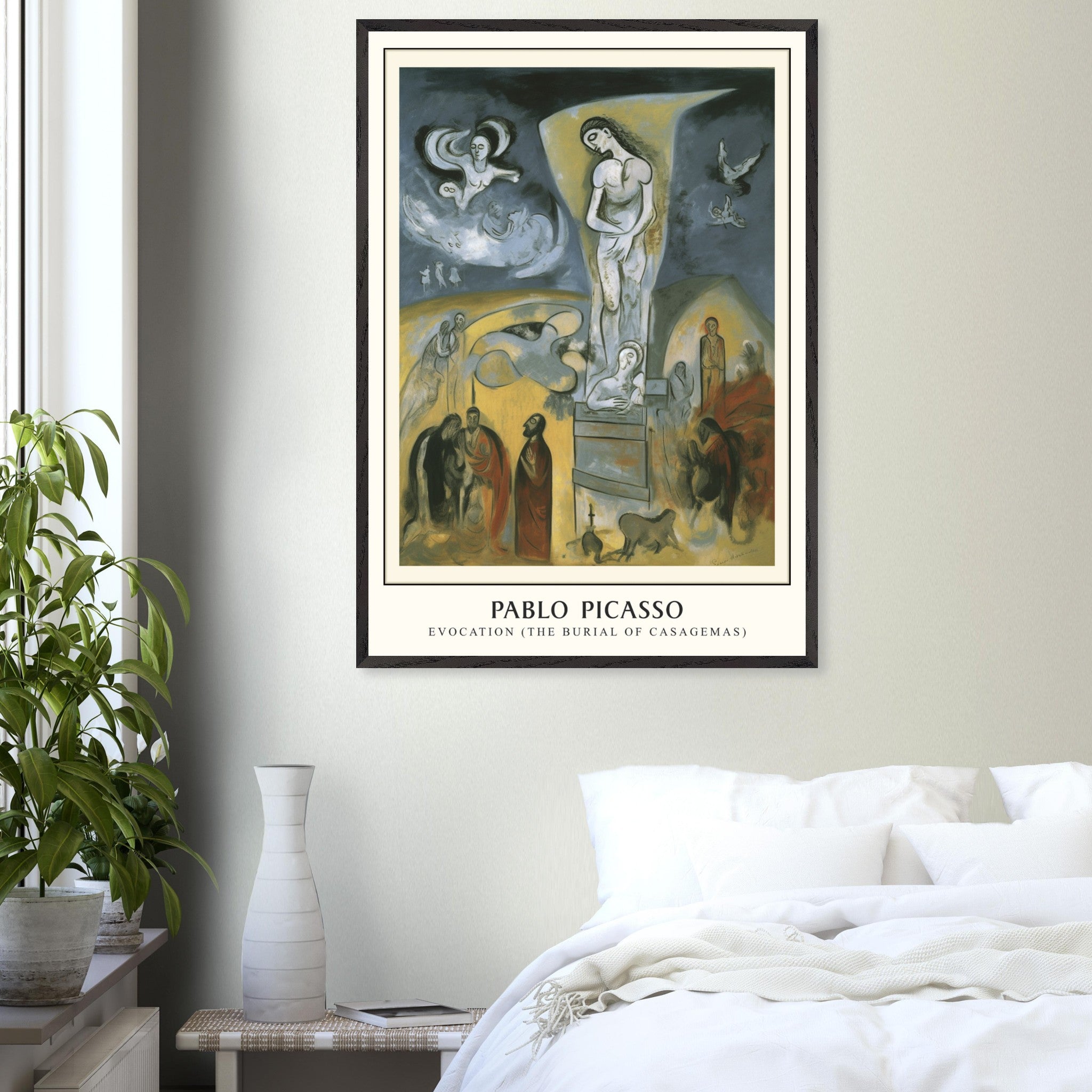 Artfulprints Poster Pablo Picasso - Evocation  - 70x100 cm - Meerkleurig