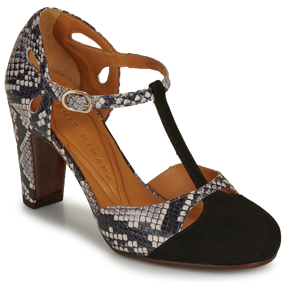 Chie Mihara - KUNA - Black / Beige / Grey