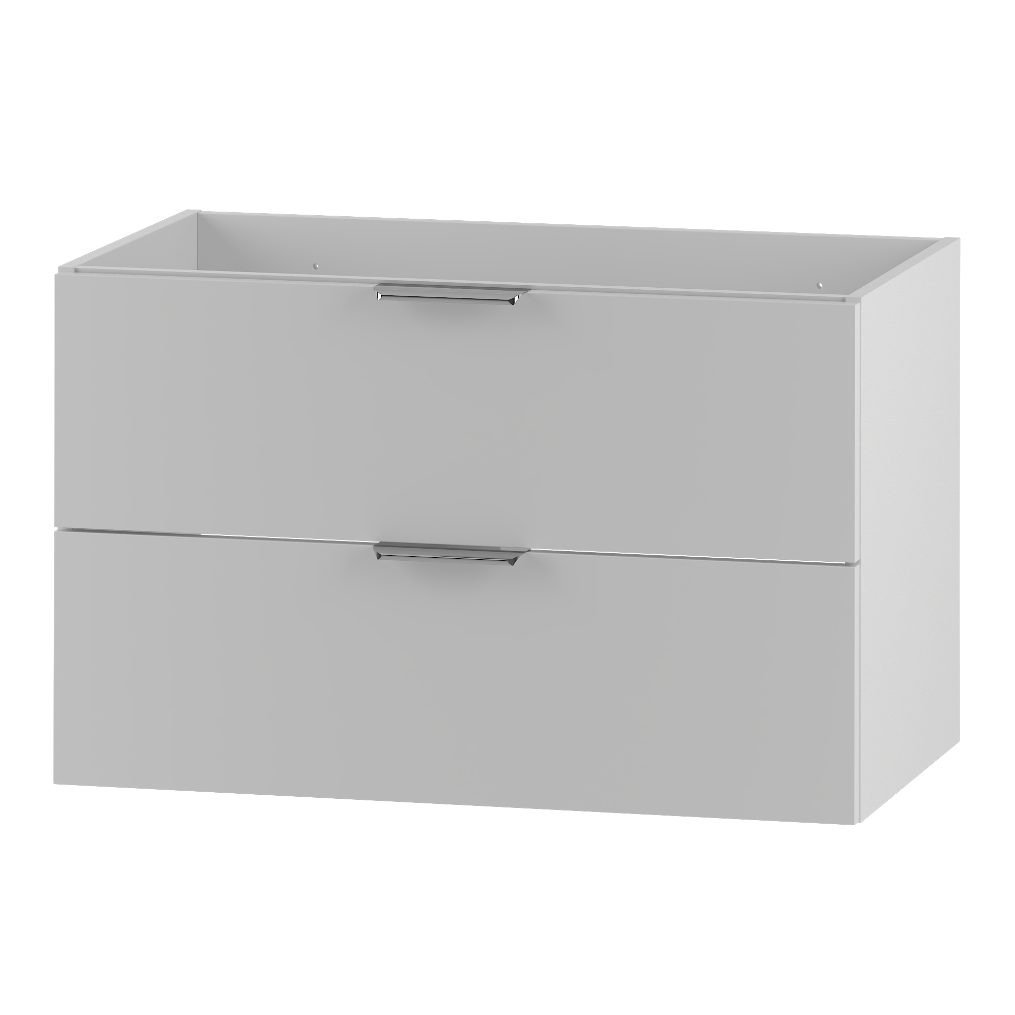 Biała Szafka pod Umywalkę 80cm 2 Szuflady Pile