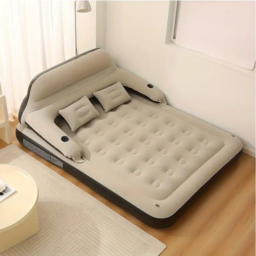 NNETM Inflatable Air Mattress with Headboard & Pillows