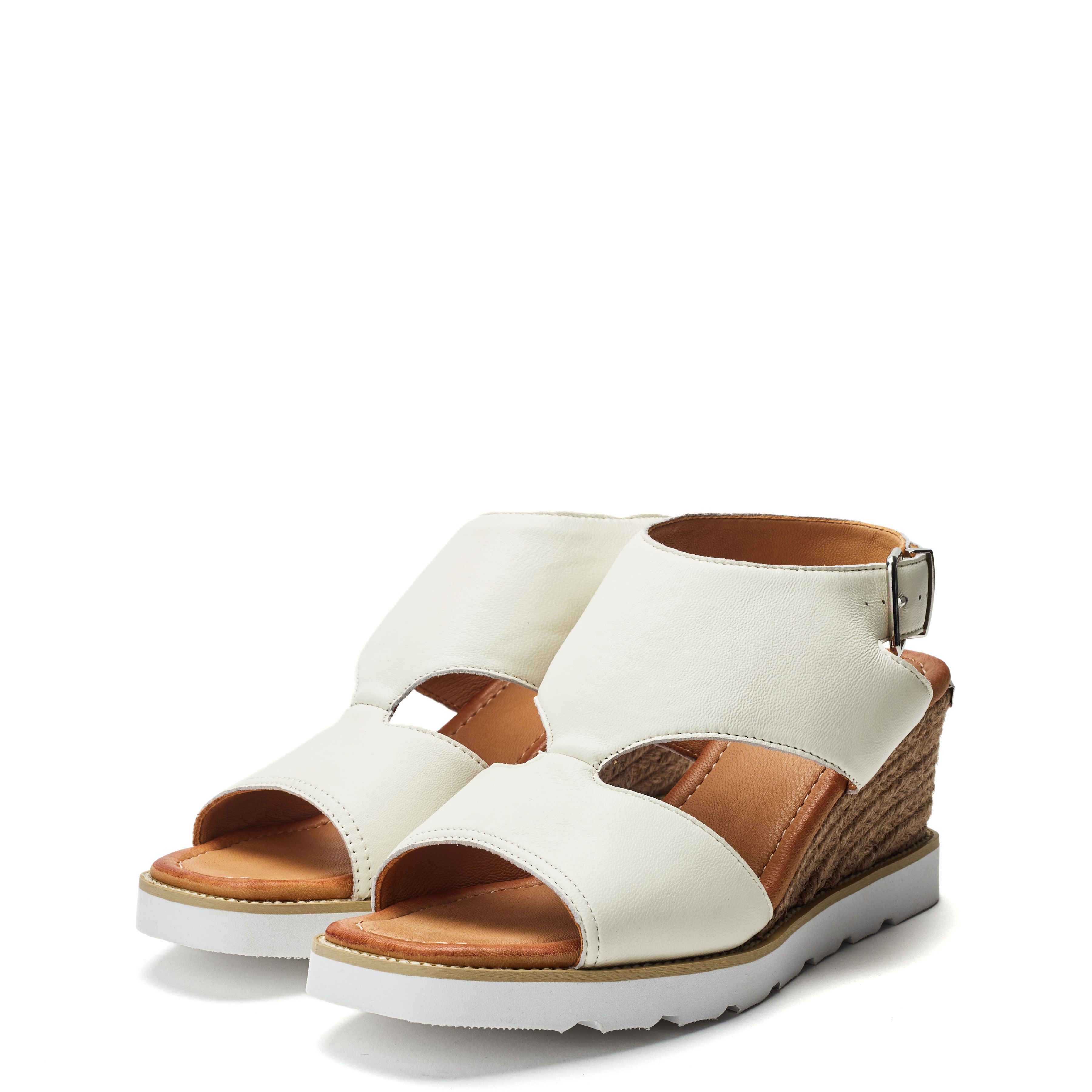 Moda In Pelle Mapel' Leather Wedges
