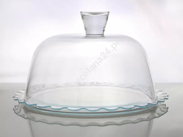 Patera 24 cm z kloszem Pasabahce - Patisserie 1D.PAT.96874