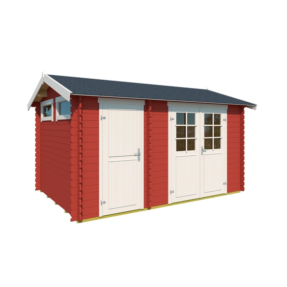 Gartenhaus »William«, BxHxT: 420 x 239,4 x 288,8 cm (Außenmaße inkl. Dachüberstand), Holz