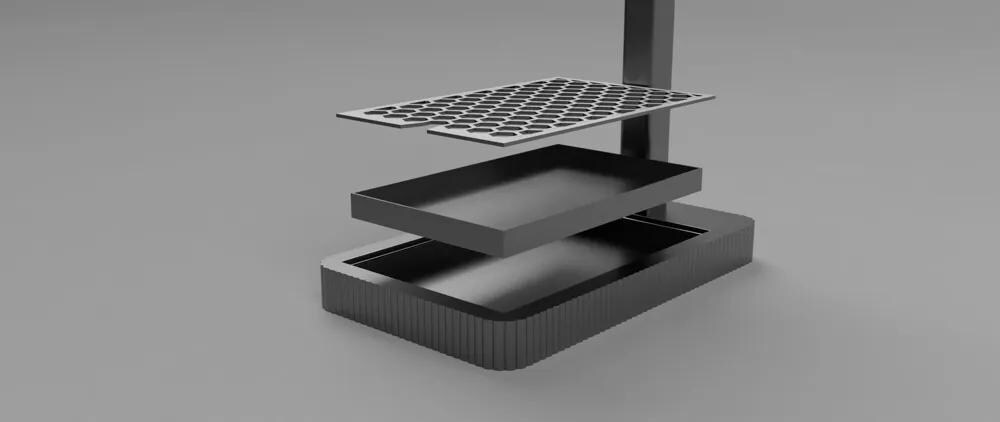 Minimalist Kitchen Cloth Sponge Holder | Handmade Sink Organizer | Durable Plastic | Functional Kitchen Decor