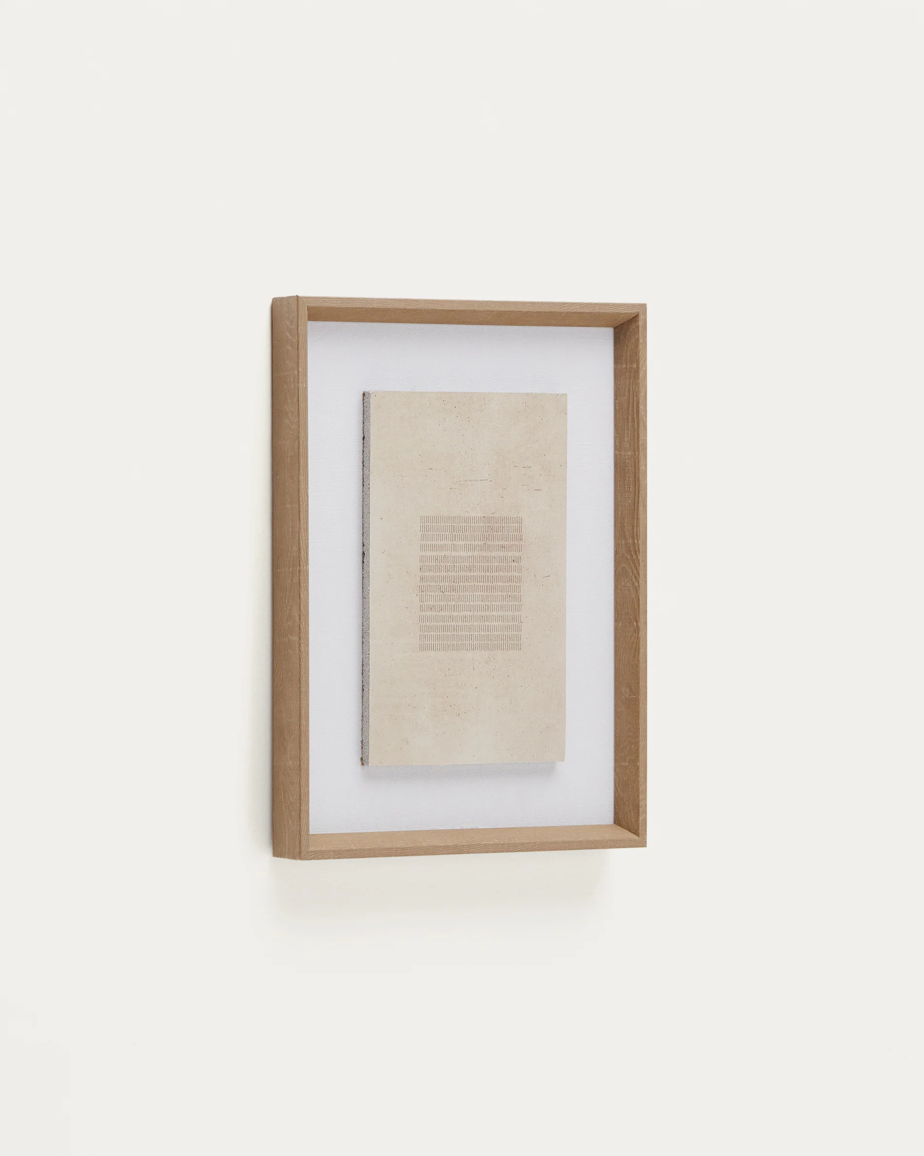 Sormina picture with brown stripes in the centre 30 x 40 cm
