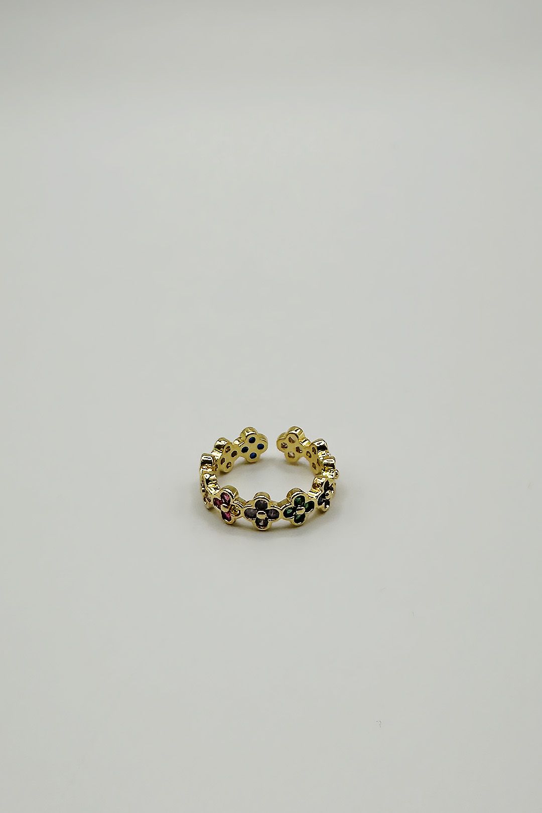 SVNX Diamante Clover Ring