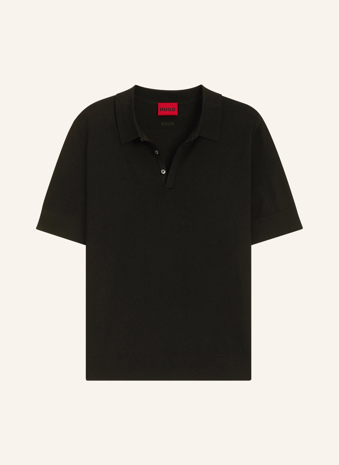 HUGO Strick-Poloshirt SAN PETER