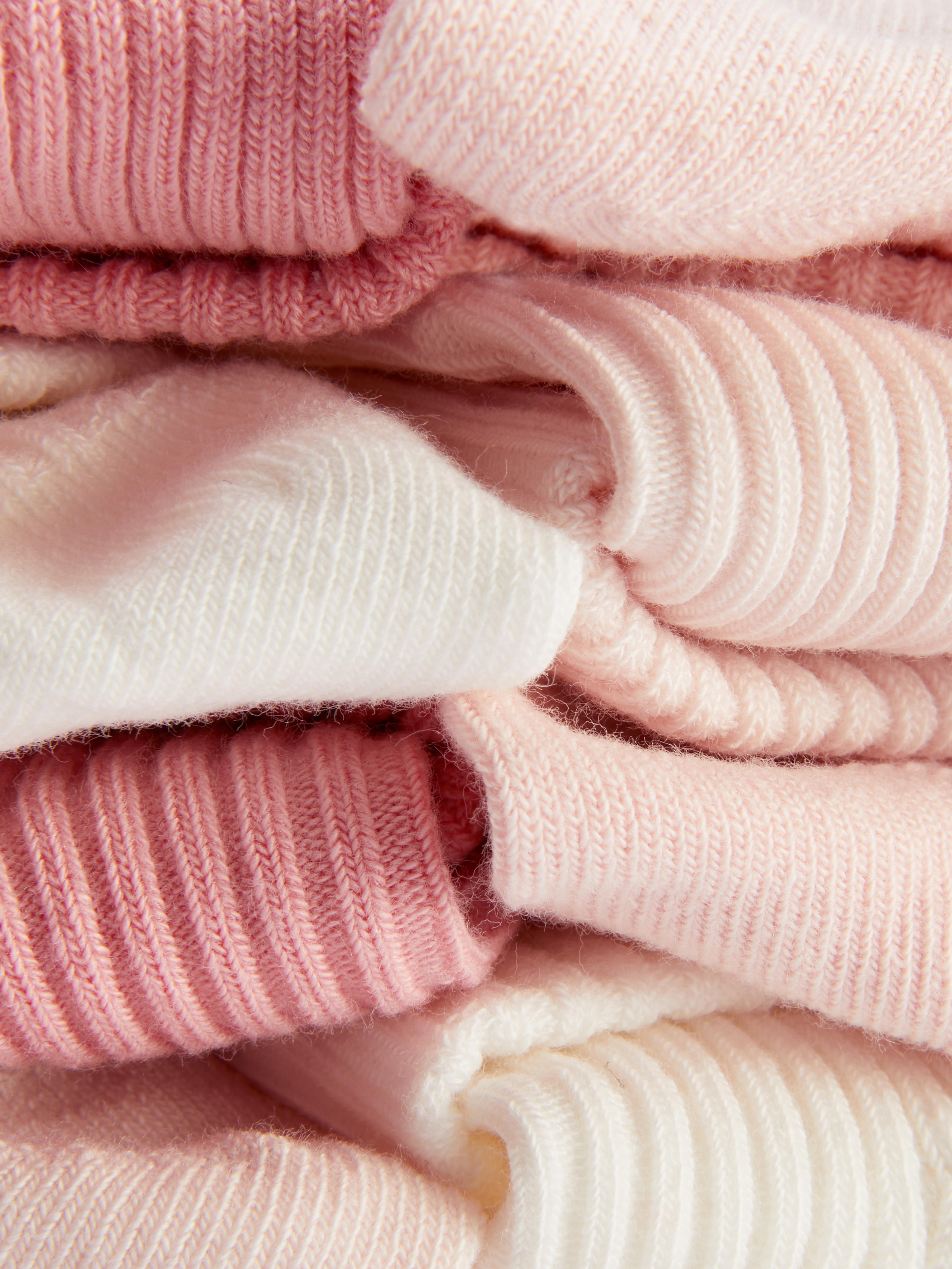 4-Pack Cuffed Baby Ankle Socks