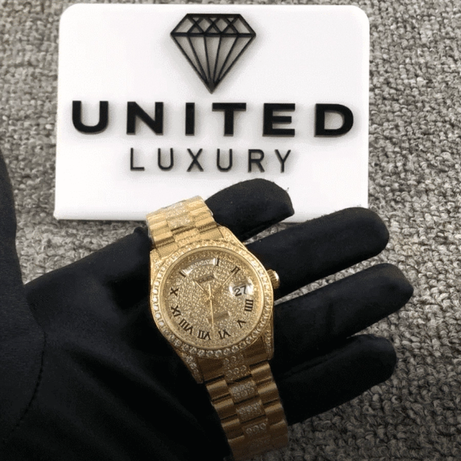 Rolex Day-Date “Iced Out” Perfect Super Clone
