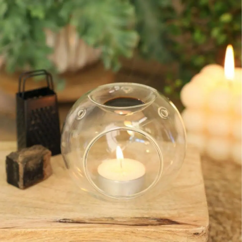 Ideas4seasons Amberblokjes/geurblokjes - musk geur - 3x stuks