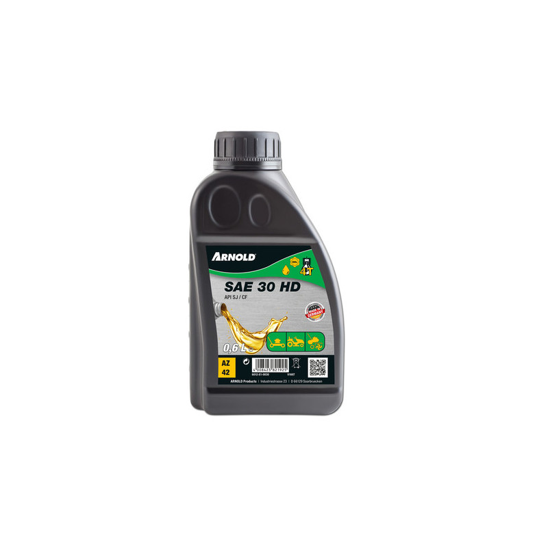 Huile pour moteur 4 temps SAE 30 0,6 L MTD