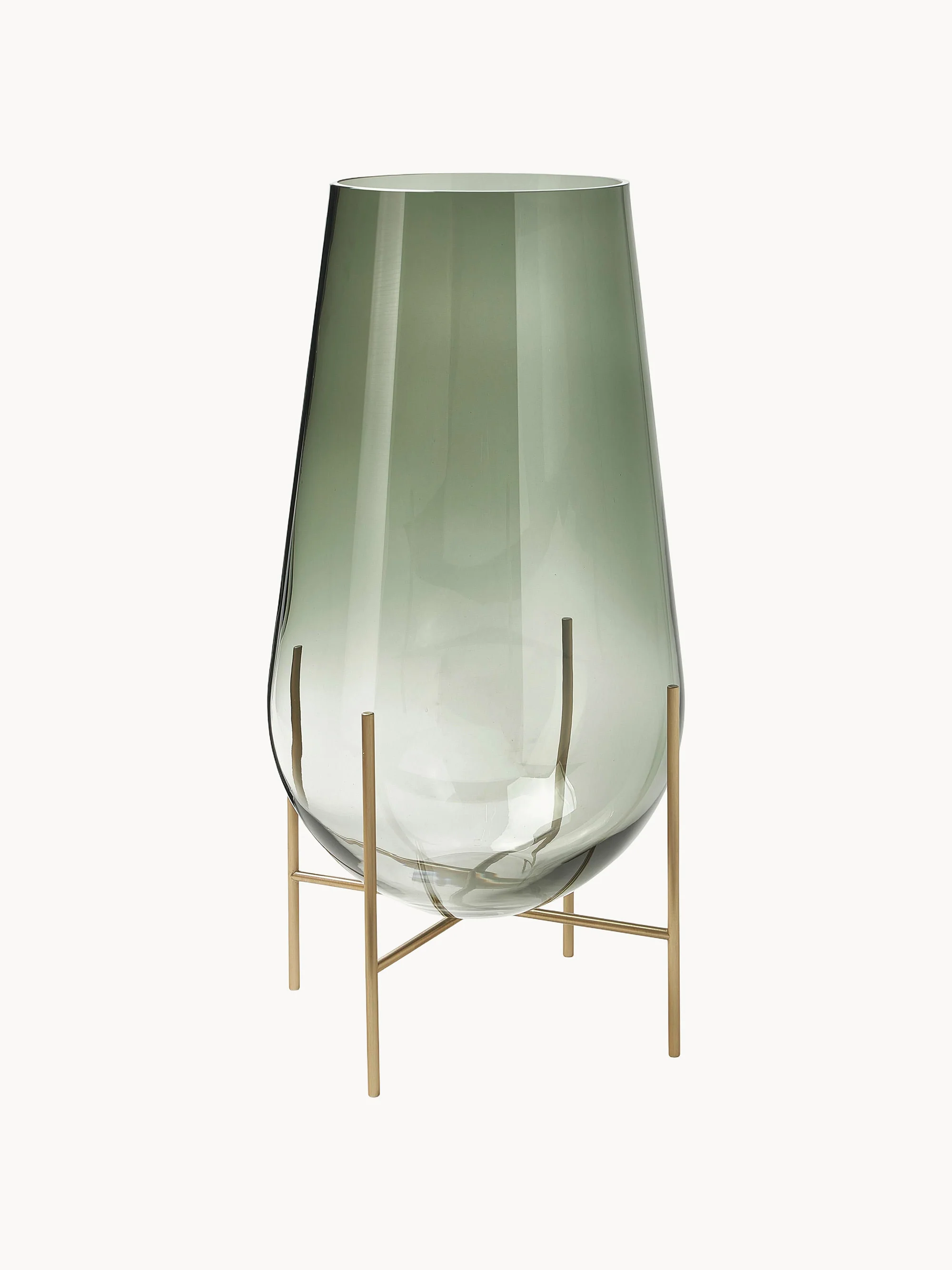 Mundgeblasene Bodenvase Échasse, H 60 cm