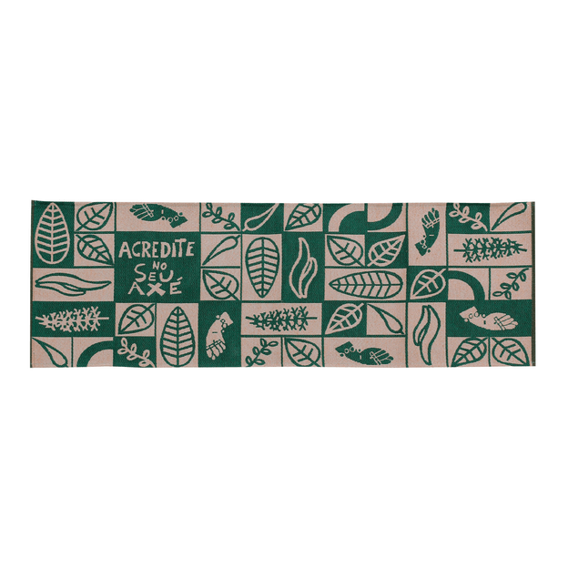 TAPETE 42 CM X 1,30 M SETE ERVAS AXÉ