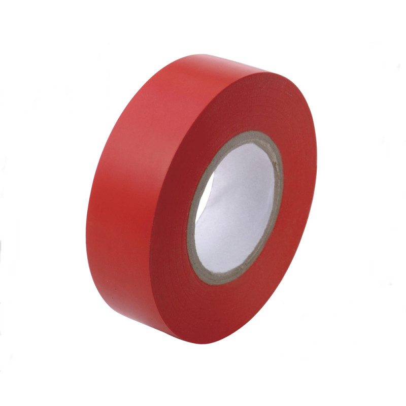 Ruban d'isolation électrique PVC Raytech rouge 15 mm x 10 m PROFILE