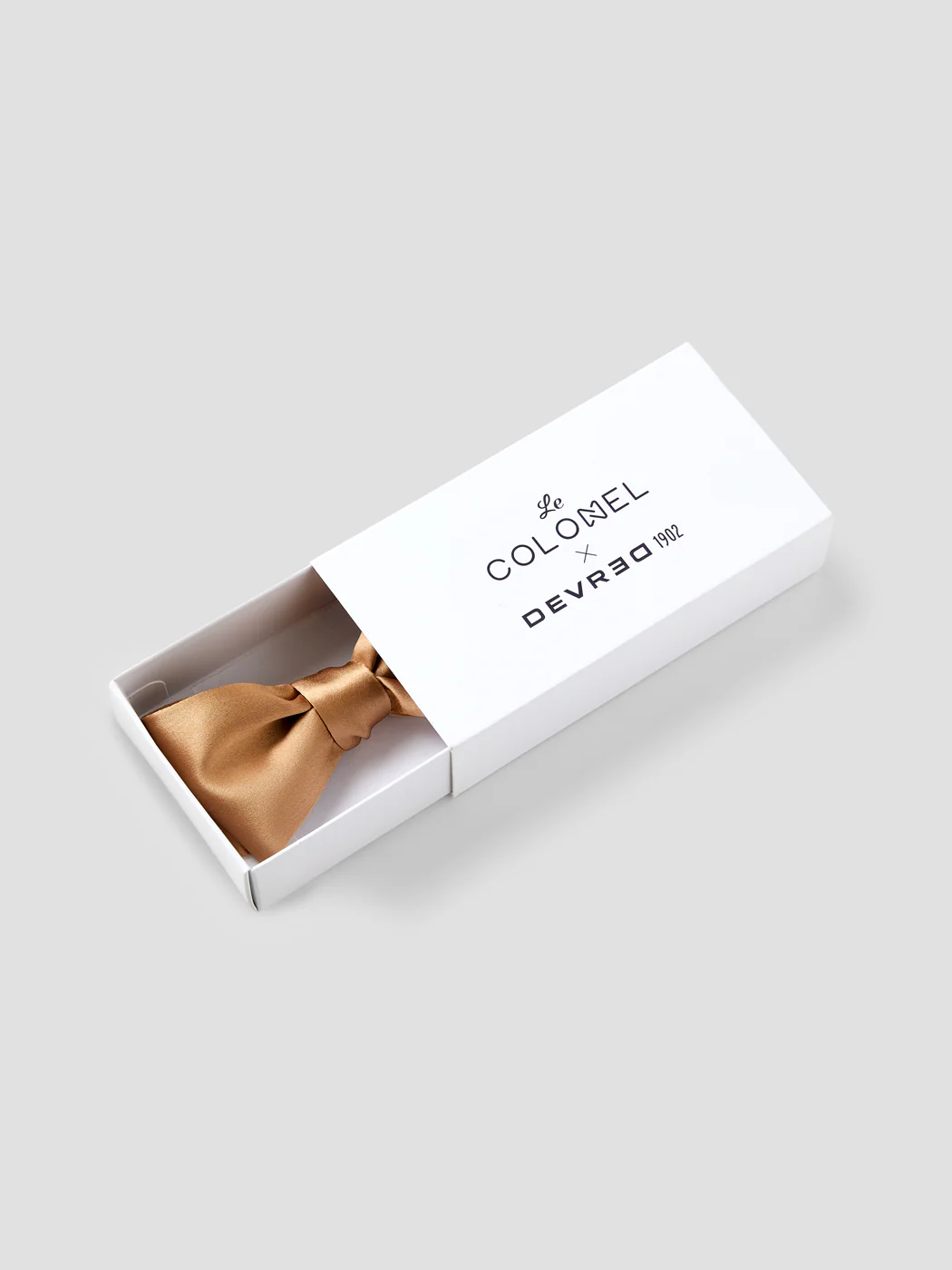 Nœud papillon en soie Colonel Moutarde