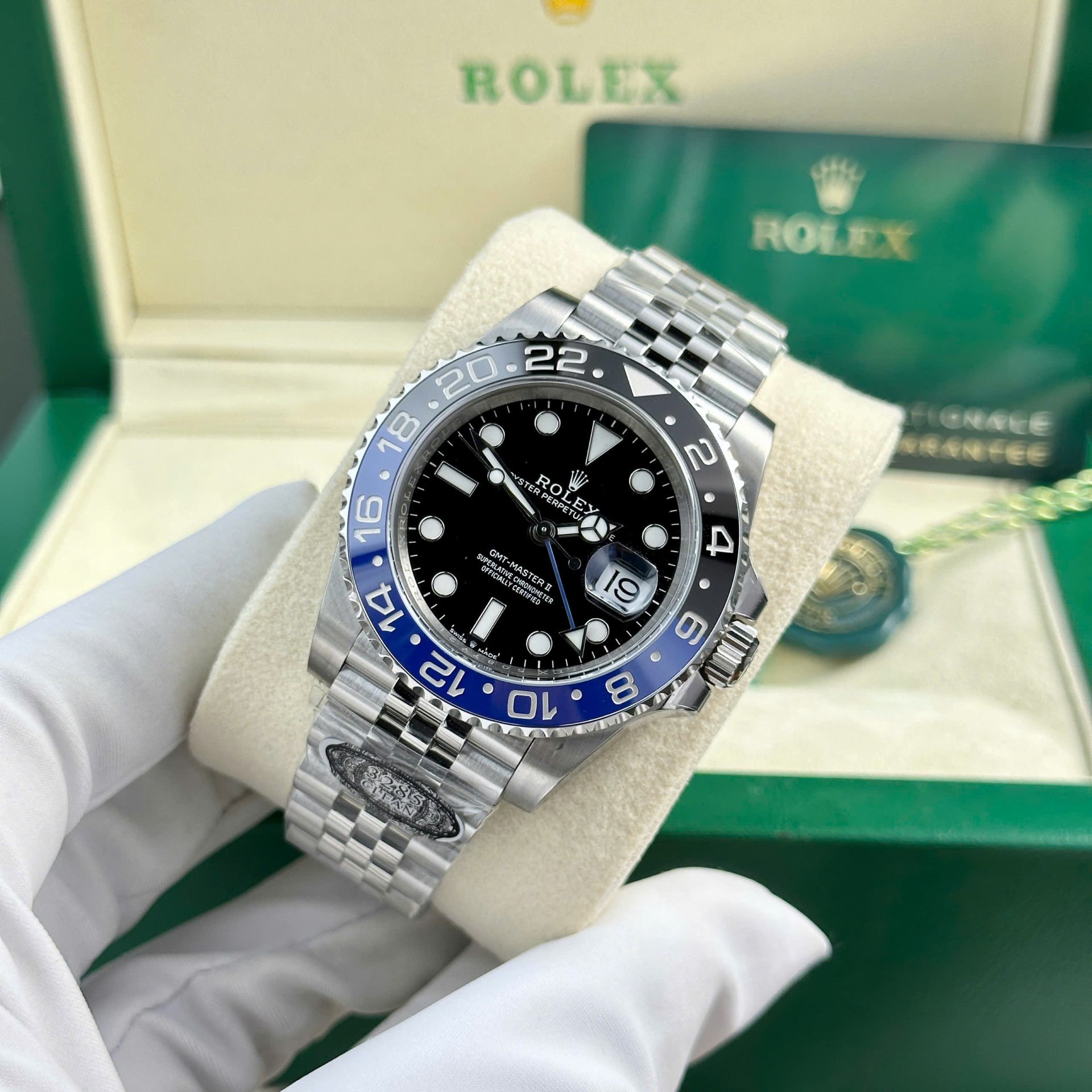 Rolex GMT-Master II 126710BLNR Batgirl 904L Steel Black Dial 40mm Jub Super Clone