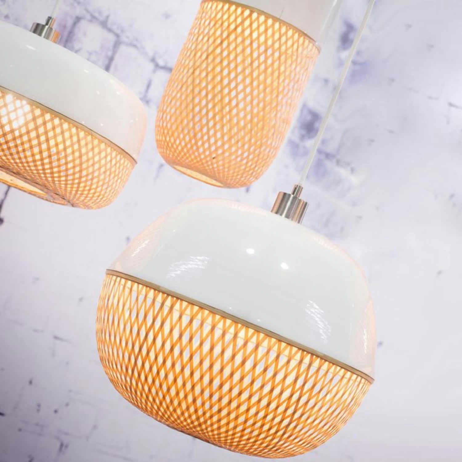 MEKONG - Suspension bambou naturel D40/H22cm