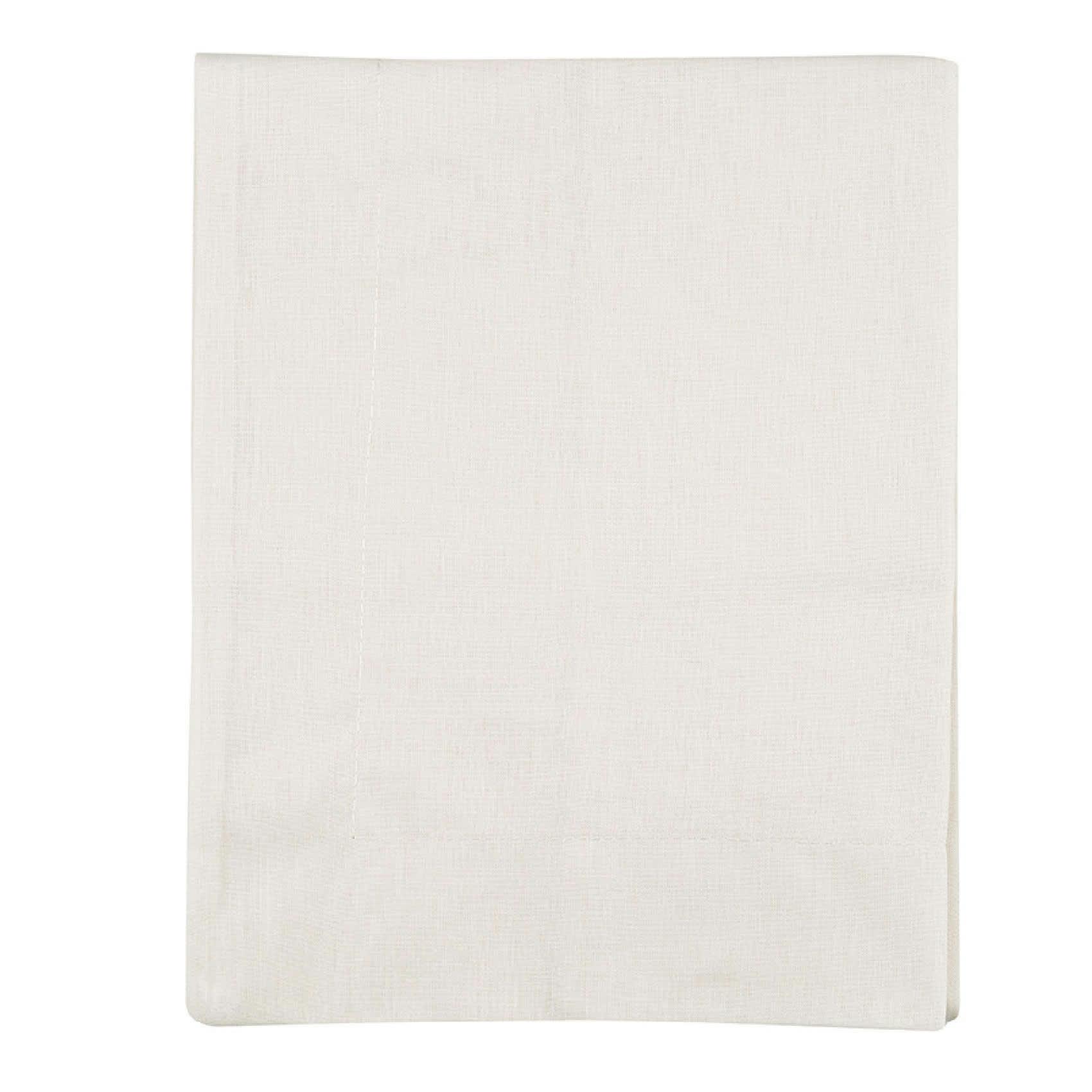 - Taie de traversin en 100% coton ivoire 43x235 cm