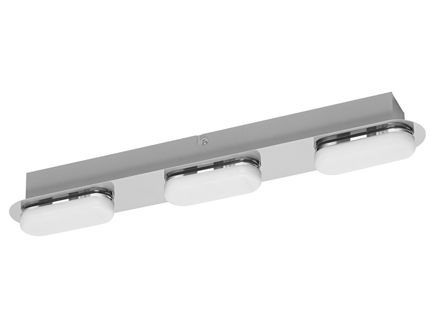Kinkiet Smart Wifi Orbis LED 3-punktowy ze ściemniaczem srebrny