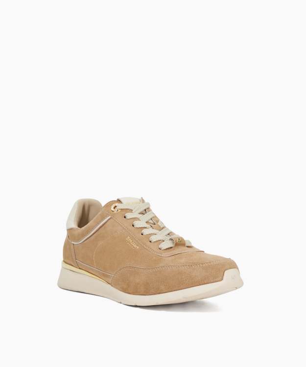 Entitle Sand - Sand Leather Lace-Up Runner