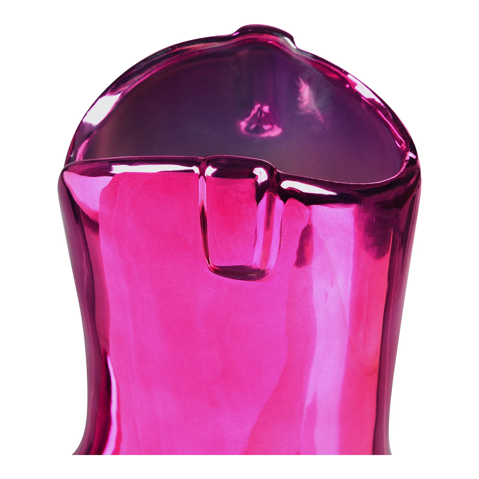Vase Cowboystiefel Pink,B 220 x H 230 x T 85 mm