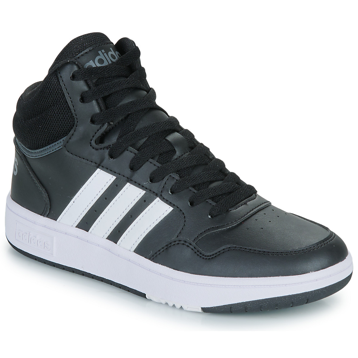 adidas - HOOPS MID 3.0 K - Black / White