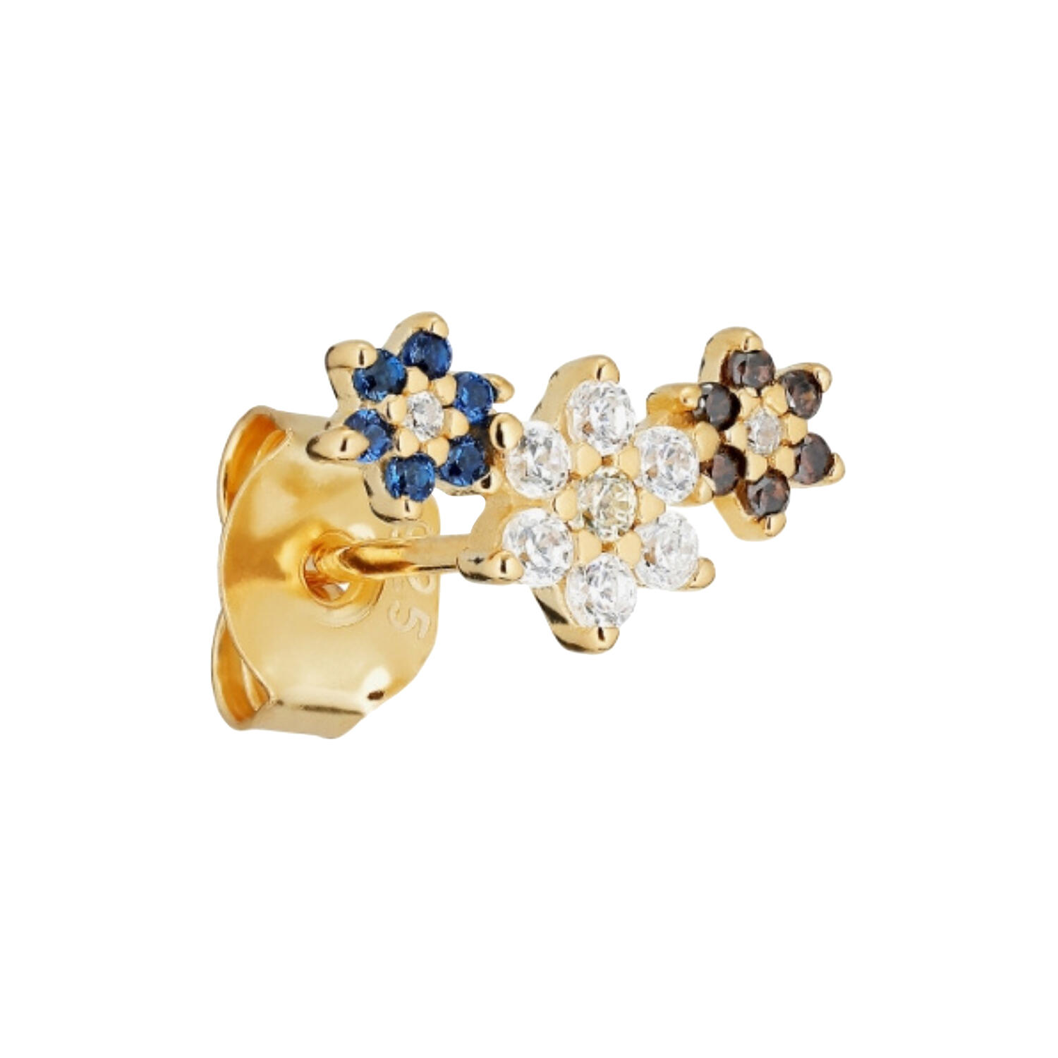 Trois Fleurs Stud