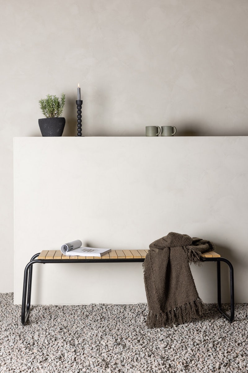 Nest outdoor Jonas tuinbank naturel - 136 x 46 cm