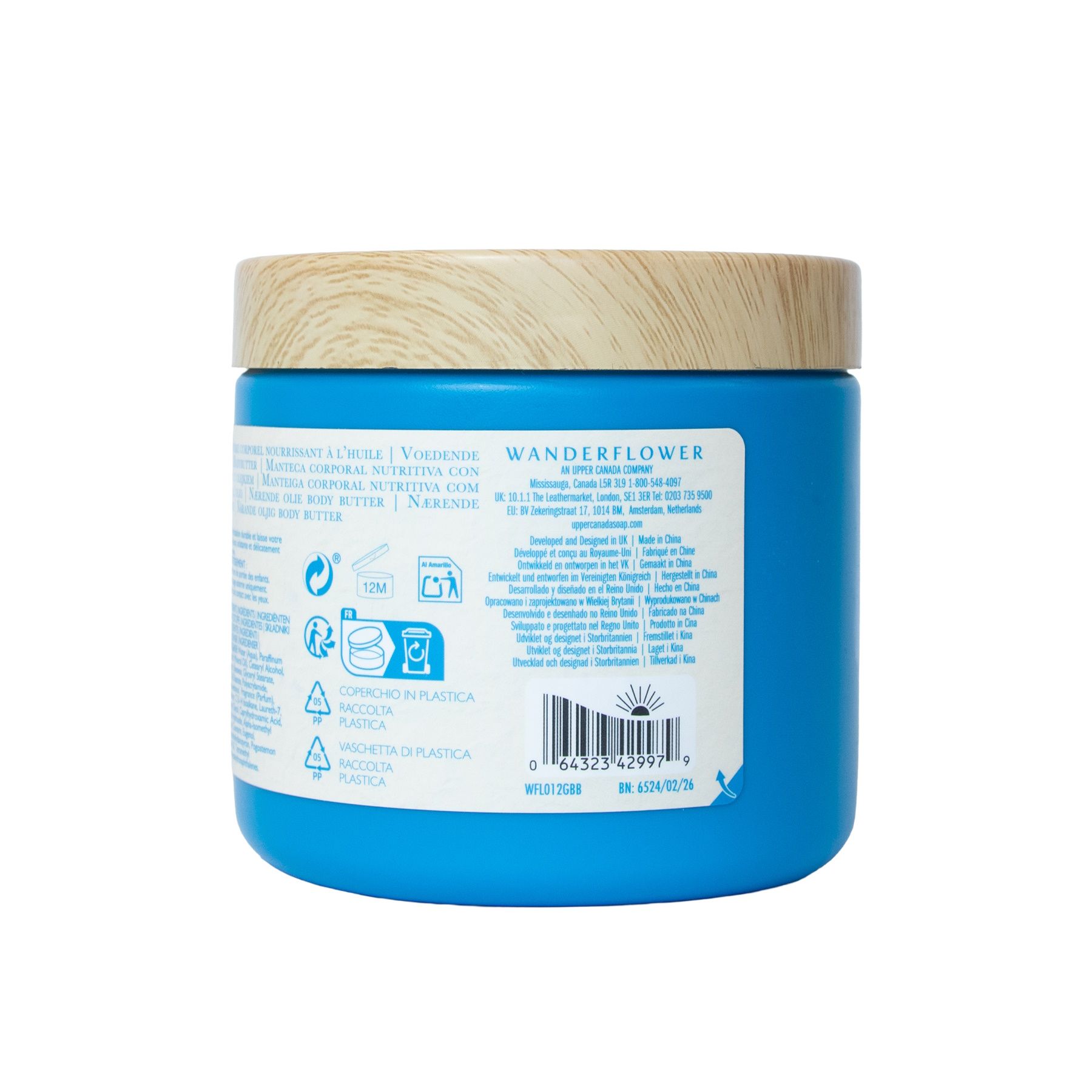 Wanderflower Essence Of Greece Nourishing Oil Body Butter 400g