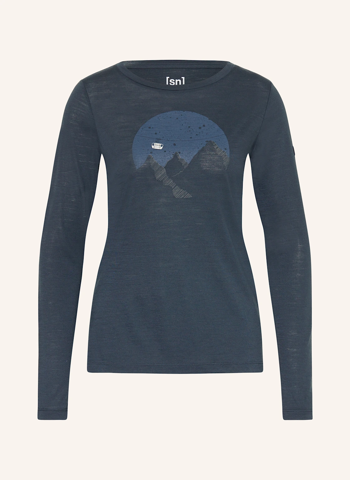 super.natural Longsleeve GONDOLA mit Merinowolle