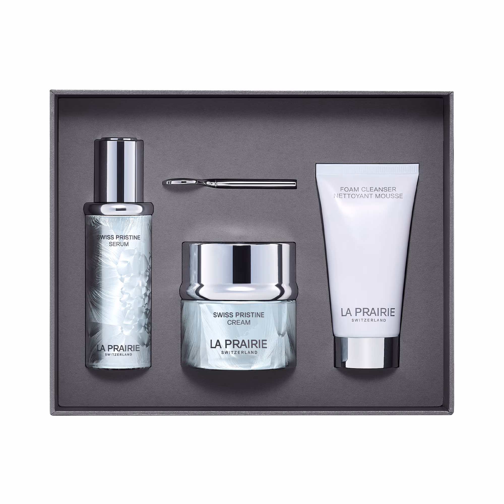 SWISS PRISTINECoffret - sérum + crème + nettoyant mousse
