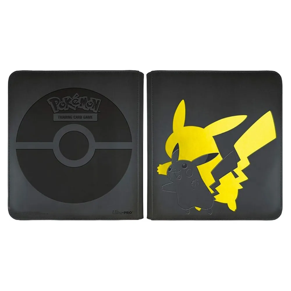 Pokemon Trading Card Game Pikachu Ultra PRO: Pokemon Elite Series-12-Pocket Zippered PRO Binder trading cards
