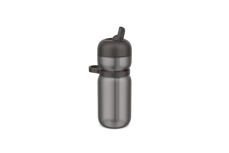 drinkfles flip sport 600 ml - graphite black