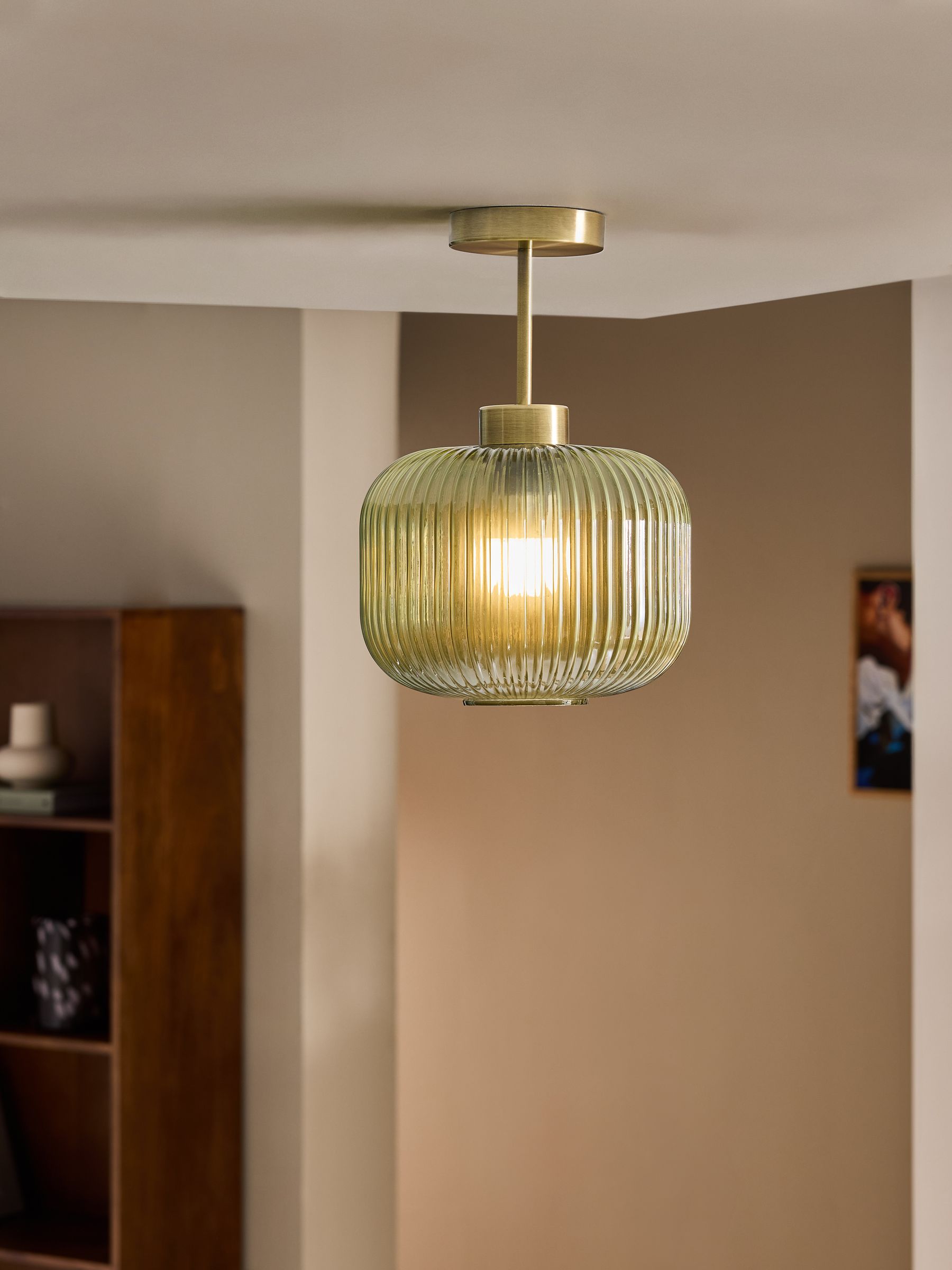 Green Briz Ceiling Flush Fitting Light