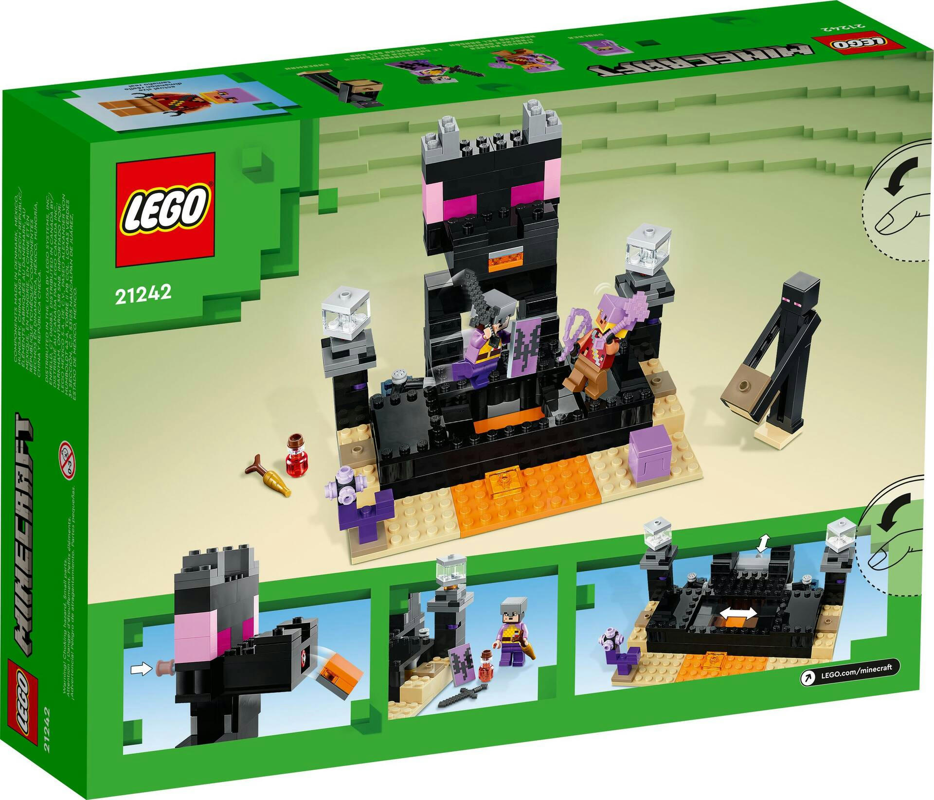 LEGO® Minecraft® The End Arena Building Toy Set - 21242, 252-pcs, Ages 8+