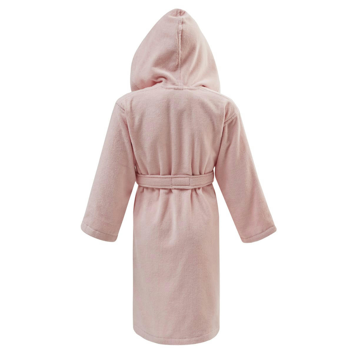 CONSTANTIN & CONSTANTINE - Peignoir enfant velours à capuche  poudre 02 ans