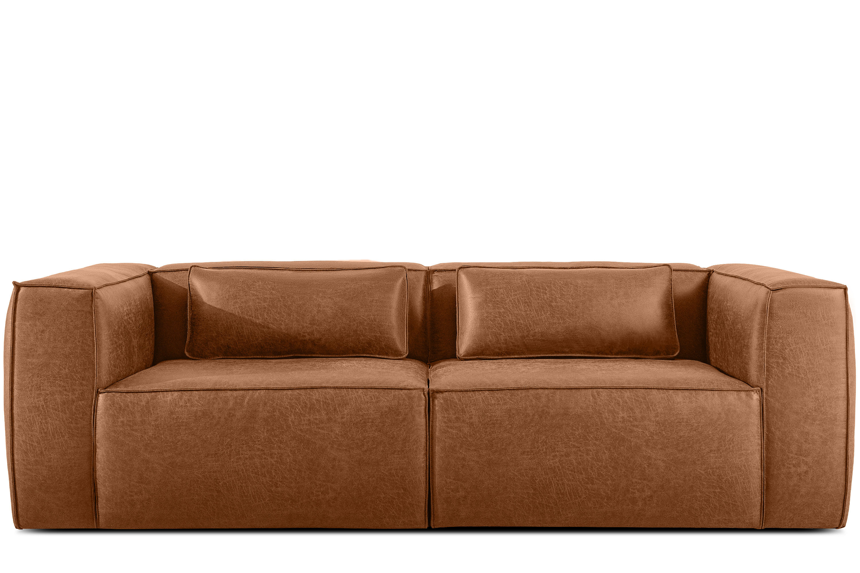 KONSIMO FEROX Sofa trzyosobowa do salonu w stylu loftowym/industrialnym