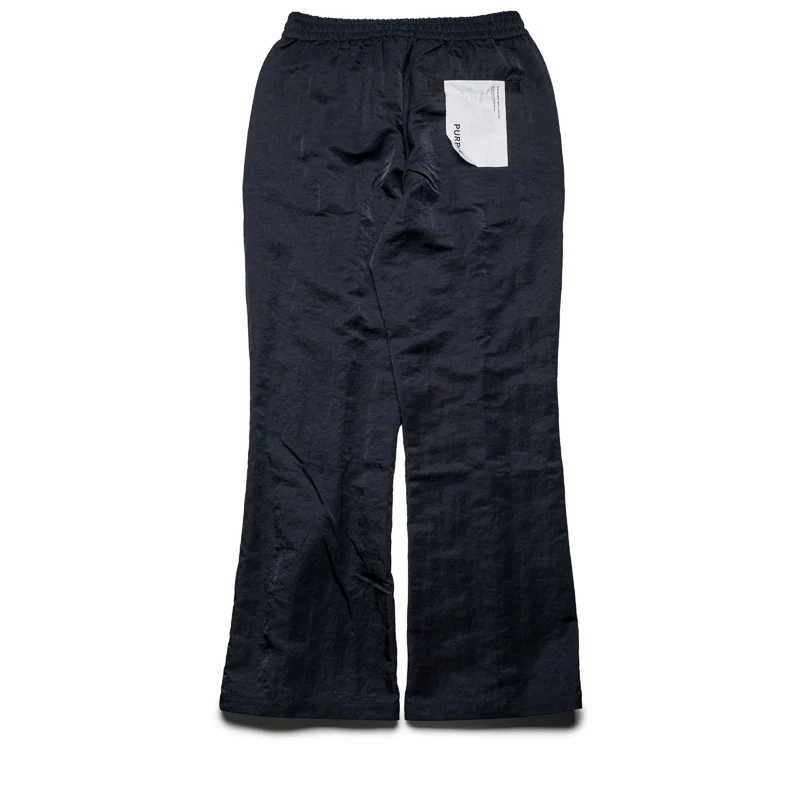 Purple Brand Sateen Track Pant - Black