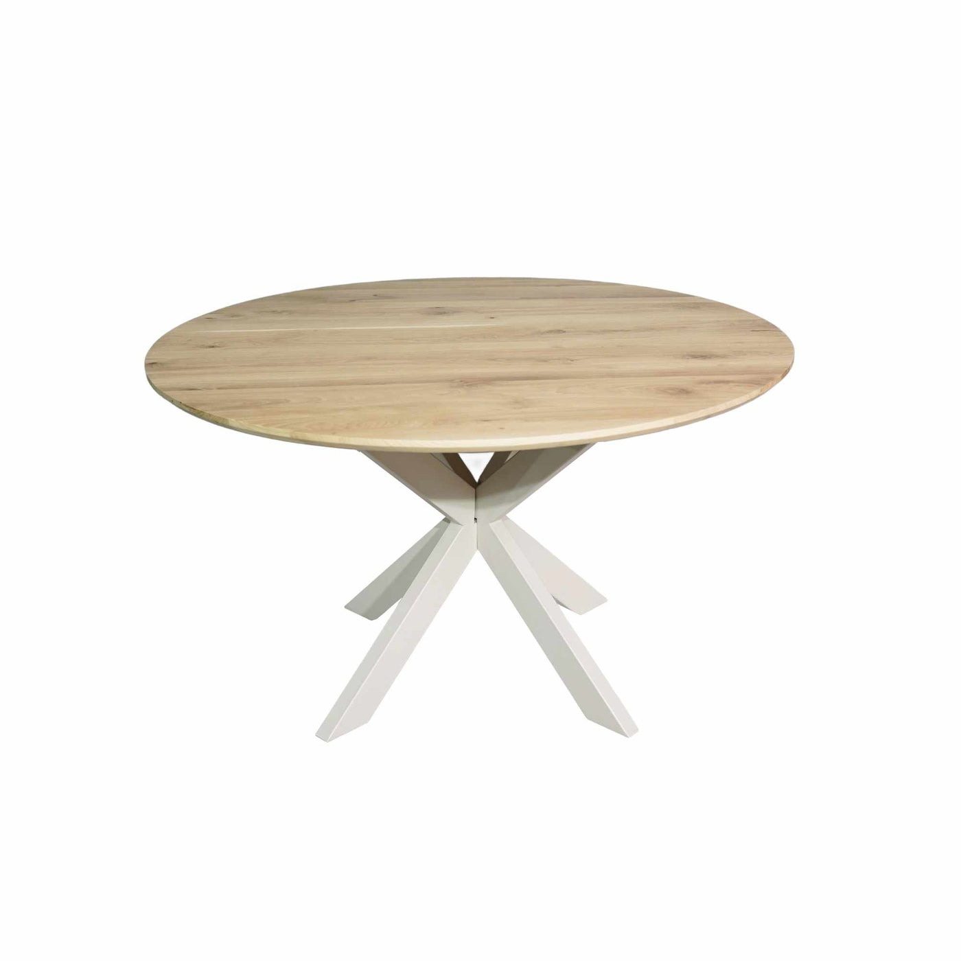 Starfurn Eettafel Ferris - Rond Zand/Eikenhout - Ø110x76cm