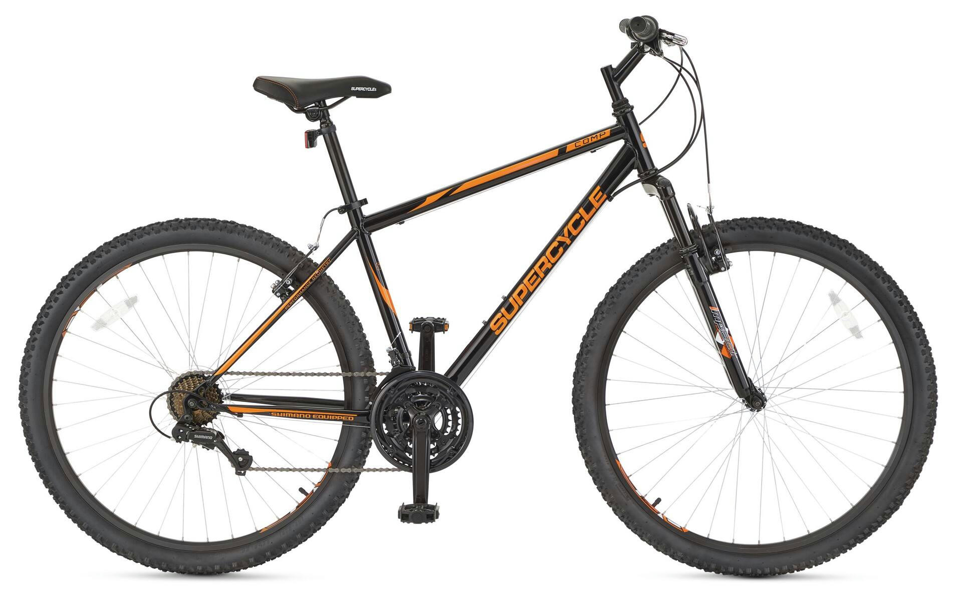 Supercycle Comp Hardtail Mountain Bike,  29-in, Black/Orange