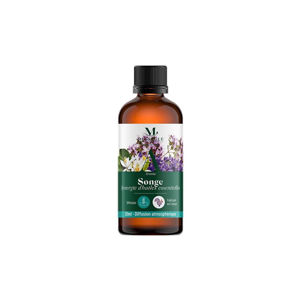 Huile essentielle synergie Songe orange/lavandin/petit grain/marjolaine 30ml